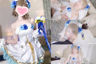 【6月限定特別価格】『もっと激しくしてぇ・・・っ///』超人気アイドルレイヤーとウェディング衣装でいちゃラブあまあまえっち♪こんな姿オタク君には見せられない...彼氏チンポに本気のトロ顔連続ガチイキ！