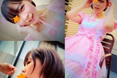ピンクゴス◯リ女子が手マンで昇天！エロカワねっとりフェラでたっぷり顔射！