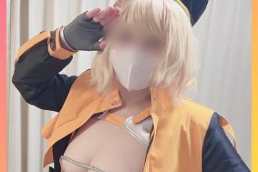 ※巨乳レイヤーデビュー【天然Hcup】もはやIcup！？むちむちNI〇KEアニ〇コスプレパイズリ。素人童貞くん騎乗位ずらしハメ我慢できず中出し