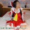 オタク友達で再び霊夢コス！乳首でゴシゴシ