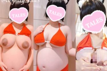 【幻の妊婦コスプレ】VIP:7 ボテ腹 ツバ⚫︎/ブル⚪︎カ Jカップ爆乳妊婦コスプレイヤーと激エロ中出しパイズリSEX♡（臨月・妊娠10ヶ月）