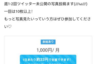 応援プラン 1,000円/月