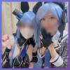 ※限定コスプレ【ハーレム】Vtuber星街す〇せい×兎田ぺ〇ら(バニーVer.)夢のコラボ美颜版
