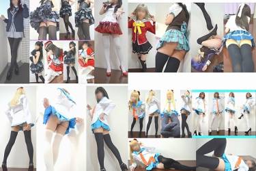 美レイヤーさんのスカートの中COS総集編33