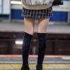 【再販】黒スト、黒タイ、ナチュスト、ニーハイを履いた制服風な服や私服の女の子達の写真集129枚