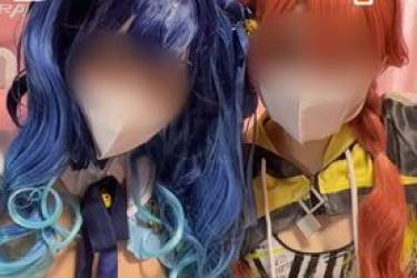 限定【楽園】Vtuber獅〇堂あ〇りのあちゃん・天〇ここ〇ことはちゃんの最強コンビによるハーレム3P＆4P