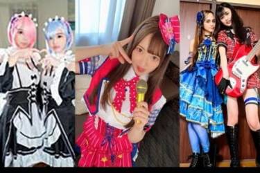 【4K高画質】アイドルｘ２・初心者レイヤー特別フェラチオ３SET【】レ●ラム・イベント会場裏フェラ　性欲♀フェラ抜きする映像【個人撮影】