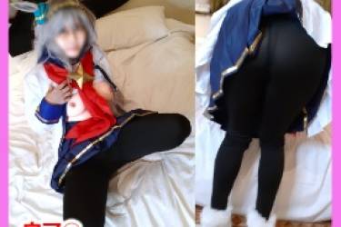 【無】【こっそりウ〇ぴょいコスハメ】オグ〇キャップ勝負服コスのコスイベでナンパした巨乳コスプレイヤーちゃんとのオフパコ中出しえっち！【レビュー特典付き】