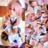 【フル動画+写真集】デザートはわ・た・し🍰🧡 精液まみれ肉棒で中出しおま⚫︎こをよーくかきまぜて受精ブレッディのできあがり❤️ボンボンボンっのHカップスライム乳レイヤーとゴムを外して避妊台無しコスえっち３連発💕（りりむ）
