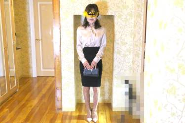 【再販】【五十路スレンダー★柄ナチュスト美脚】【パンフェラ】【ベロキス】【感度◎】【②射！】パンスト美女の足指を舐めつくす！みよこ53才