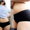 【ワンコイン人妻パンチラ】今日は大切な「女の子の日」なのにお庭掃除直前おばさん