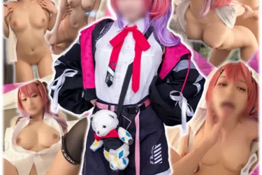 【にじさ●じ🔞倉●めると】発情してヘコヘコちん媚びダンス！ヨリ目で情けないアヘ顔晒しイキ狂う！ビジュ最強レイヤーちゆまる(20歳)【buena333】
